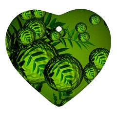 Magic Balls Heart Ornament (two Sides) by Siebenhuehner