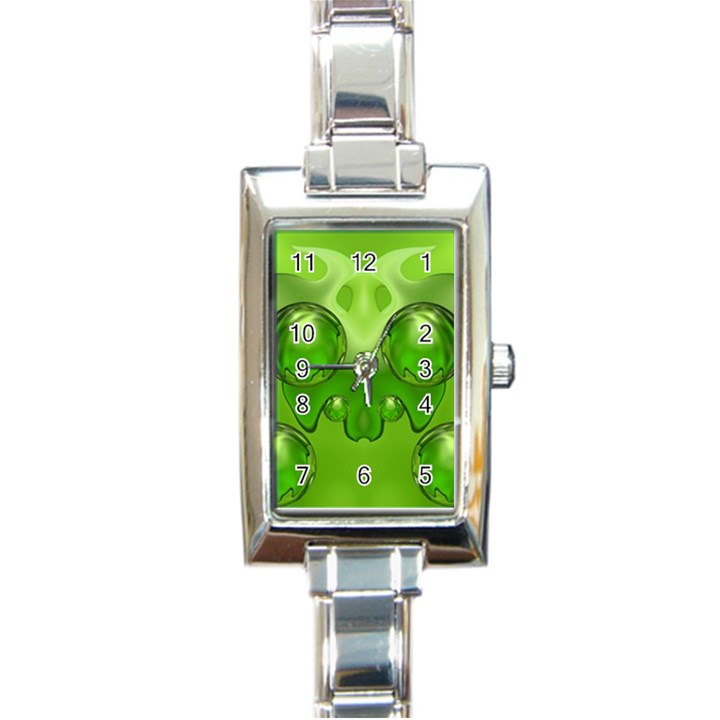 Magic Balls Rectangular Italian Charm Watch