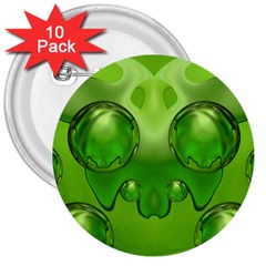 Magic Balls 3  Button (10 Pack)