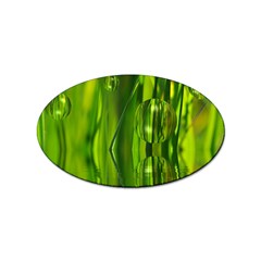 Green Bubbles  Sticker (oval) by Siebenhuehner