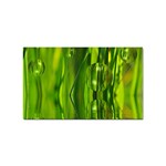 Green Bubbles  Sticker 100 Pack (Rectangle) Front