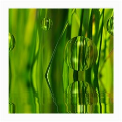 Green Bubbles  Glasses Cloth (medium) by Siebenhuehner