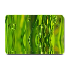 Green Bubbles  Small Door Mat