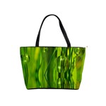 Green Bubbles  Large Shoulder Bag Front