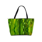 Green Bubbles  Large Shoulder Bag Back