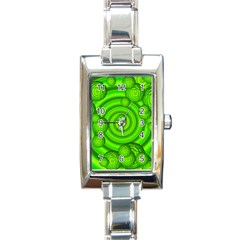 Magic Balls Rectangular Italian Charm Watch