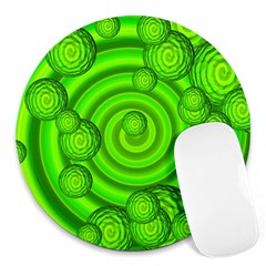 Magic Balls 8  Mouse Pad (round) by Siebenhuehner