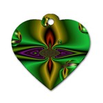 Magic Balls Dog Tag Heart (Two Sided) Front