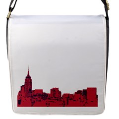 Skyline Flap Closure Messenger Bag (small)