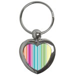 Color fun Key Chain (Heart) Front