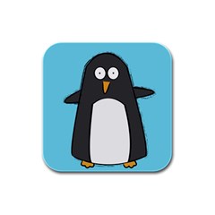 Hello Penguin Drink Coasters 4 Pack (square) by PaolAllen