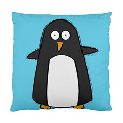 Hello Penguin Cushion Case (single Sided)  by PaolAllen