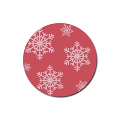 Let It Snow Drink Coasters 4 Pack (round) by PaolAllen