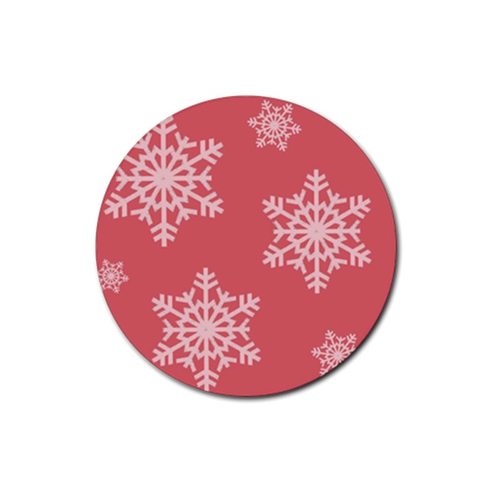 Let it snow Drink Coasters 4 Pack (Round)