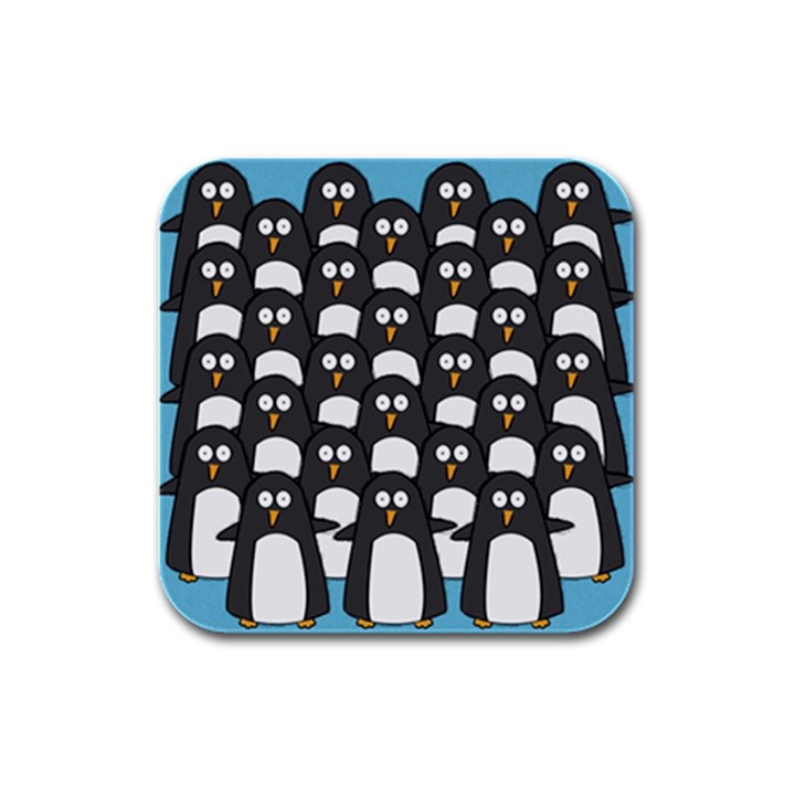 Penguin Group Drink Coasters 4 Pack (Square)