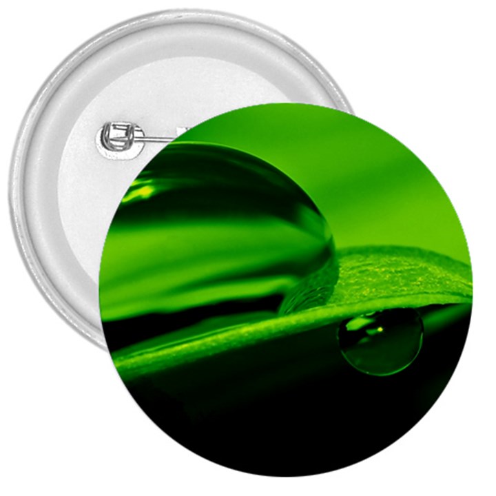 Green Drop 3  Button