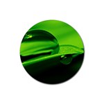 Green Drop Drink Coaster (Round) Front