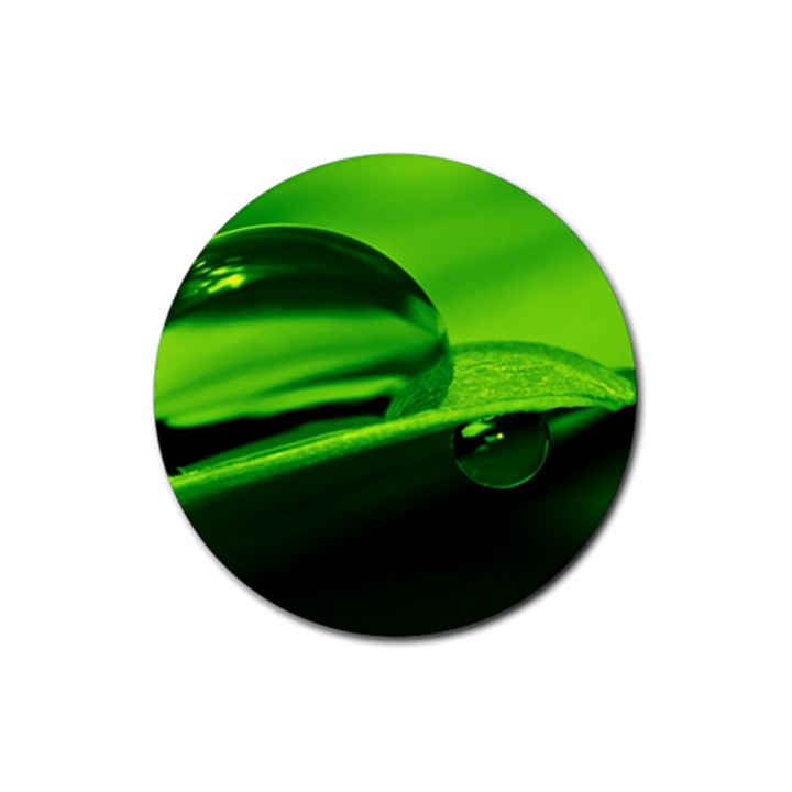 Green Drop Drink Coaster (Round)