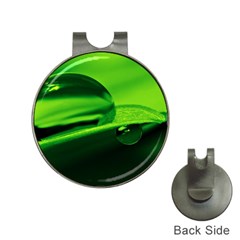 Green Drop Hat Clip With Golf Ball Marker by Siebenhuehner