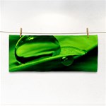 Green Drop Hand Towel Front