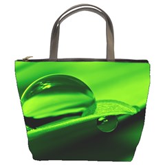 Green Drop Bucket Bag