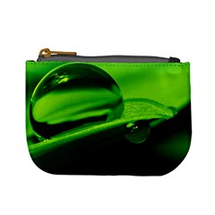 Green Drop Coin Change Purse by Siebenhuehner