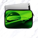 Green Drop Apple iPad Mini Zipper Case Front