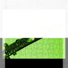 Green Drops Jigsaw Puzzle (rectangle)