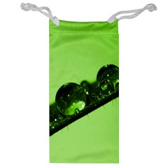 Green Drops Jewelry Bag