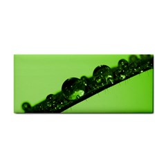 Green Drops Hand Towel