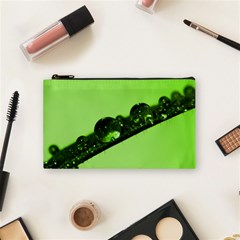 Green Drops Cosmetic Bag (small) by Siebenhuehner