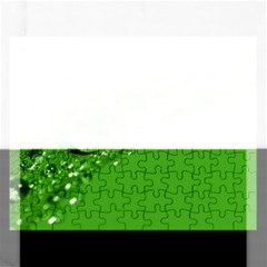 Green Drops Jigsaw Puzzle (Rectangle)