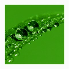 Green Drops Glasses Cloth (medium, Two Sided) by Siebenhuehner