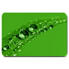 Green Drops Large Door Mat by Siebenhuehner