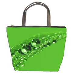 Green Drops Bucket Bag by Siebenhuehner