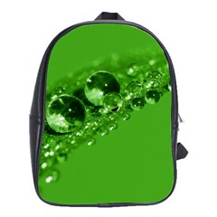 Green Drops School Bag (Large)