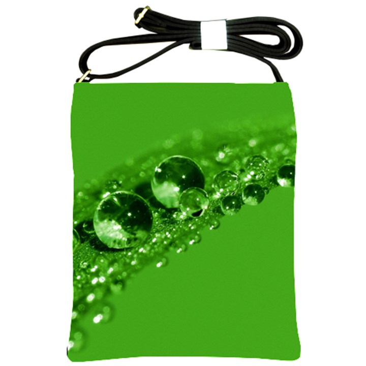 Green Drops Shoulder Sling Bag