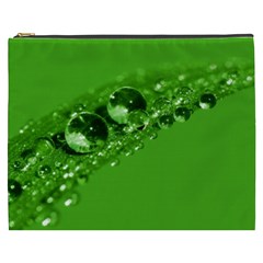 Green Drops Cosmetic Bag (xxxl) by Siebenhuehner