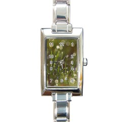 Waterdrops Rectangular Italian Charm Watch