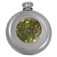 Waterdrops Hip Flask (round) by Siebenhuehner