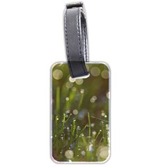 Waterdrops Luggage Tag (two Sides) by Siebenhuehner