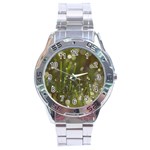 Waterdrops Stainless Steel Watch (Men s) Front