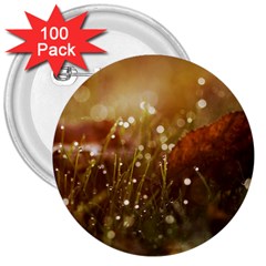 Waterdrops 3  Button (100 Pack) by Siebenhuehner