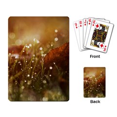 Waterdrops Playing Cards Single Design