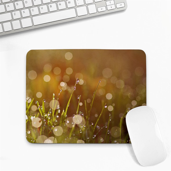 Waterdrops Small Mouse Pad (Rectangle)