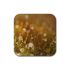 Waterdrops Drink Coaster (square) by Siebenhuehner