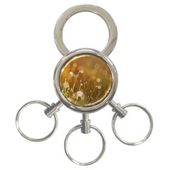 Waterdrops 3-ring Key Chain