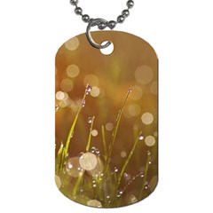 Waterdrops Dog Tag (two-sided)  by Siebenhuehner