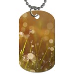 Waterdrops Dog Tag (Two-sided)  Front