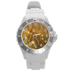 Waterdrops Plastic Sport Watch (large) by Siebenhuehner